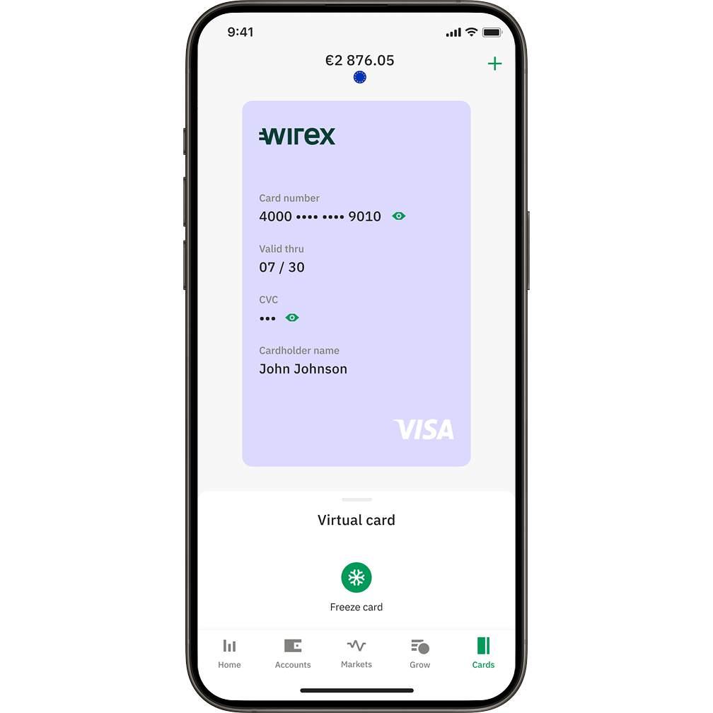 Wirex Virtual Card