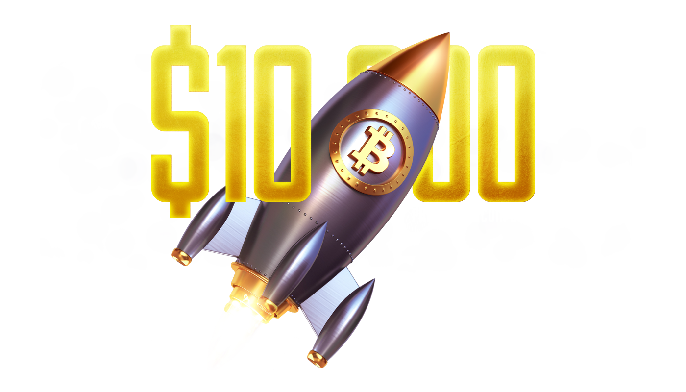 Bitcoin hit $10,000