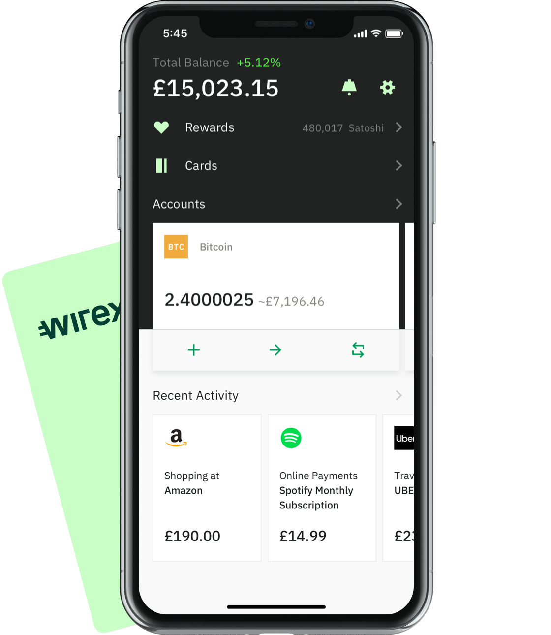 Wirex Crypto Friendly Currency Account - 