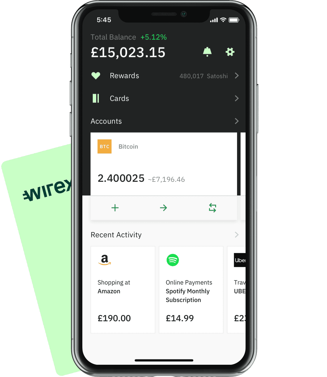 Crypto & Fiat Multi-Currency Accounts with Visa Card | Wirex