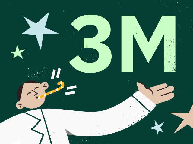 3 Million Users and Profitable